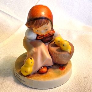 Vintage Goebel Hummel Chick Girl Figurine TMK 6